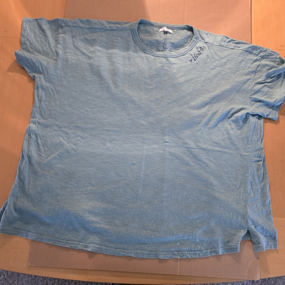 Maurices Light Green Short Sleeve Tee